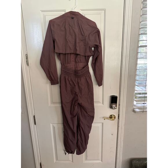 Athleta X Alicia Keys Women's Brown Cocoa Utility Jumpsuit Size 0 - Picture 5 of 9